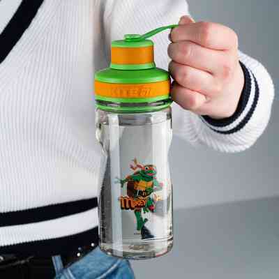 Поильник-непроливайка Kite Ninja Turtles 500 мл, сіра (NT25-397) Винница