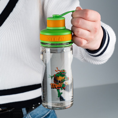 Поильник-непроливайка Kite Ninja Turtles 500 мл, сіра (NT25-397) Винница - изображение 6