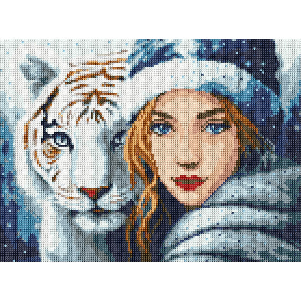 Алмазная мозаика без подрамника 