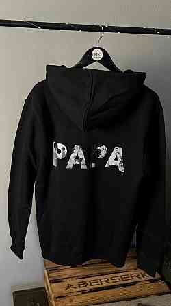 Худи «PAPÁ» с вашими фото (персонализированный принт) Черный, L Черновцы