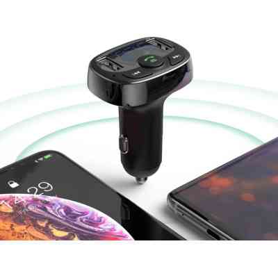 FM модулятор Baseus T Shaped S-09A 2 х USB Type-A, microSD Black (CCMT000001) Вінниця