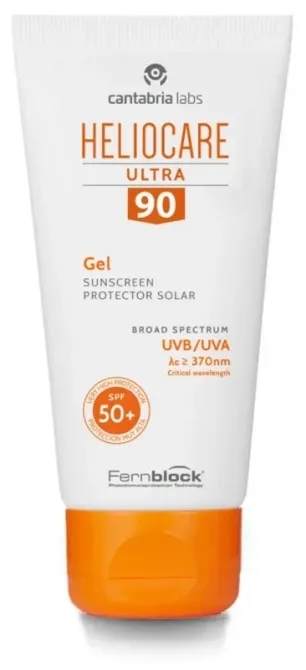 Сонцезахисний гель SPF90+ для комбінованої та жирної шкіри HELIOCARE ULTRA GEL SPF90+ CANTABRIA, 50 мл Дніпро - фото 1