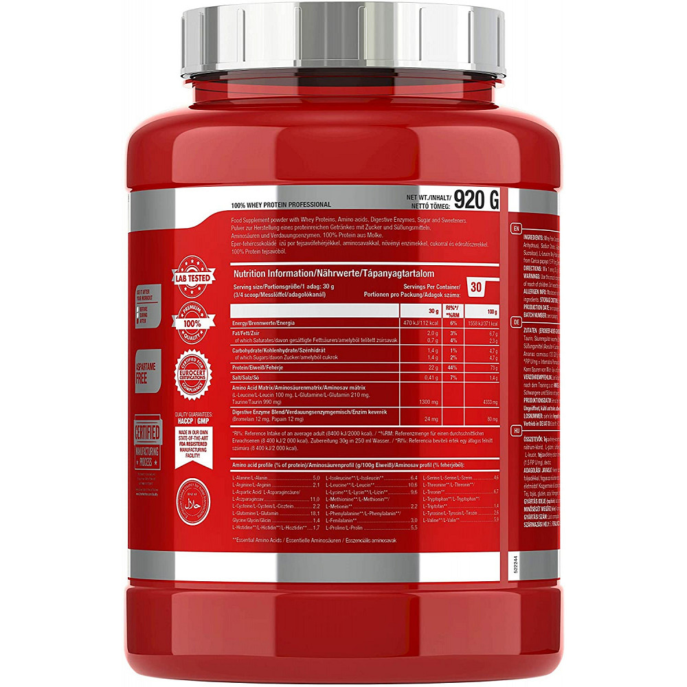 Протеїн 100% Whey Protein Professional 920 g (Strawb. wh. cho) Луцьк - фото 2