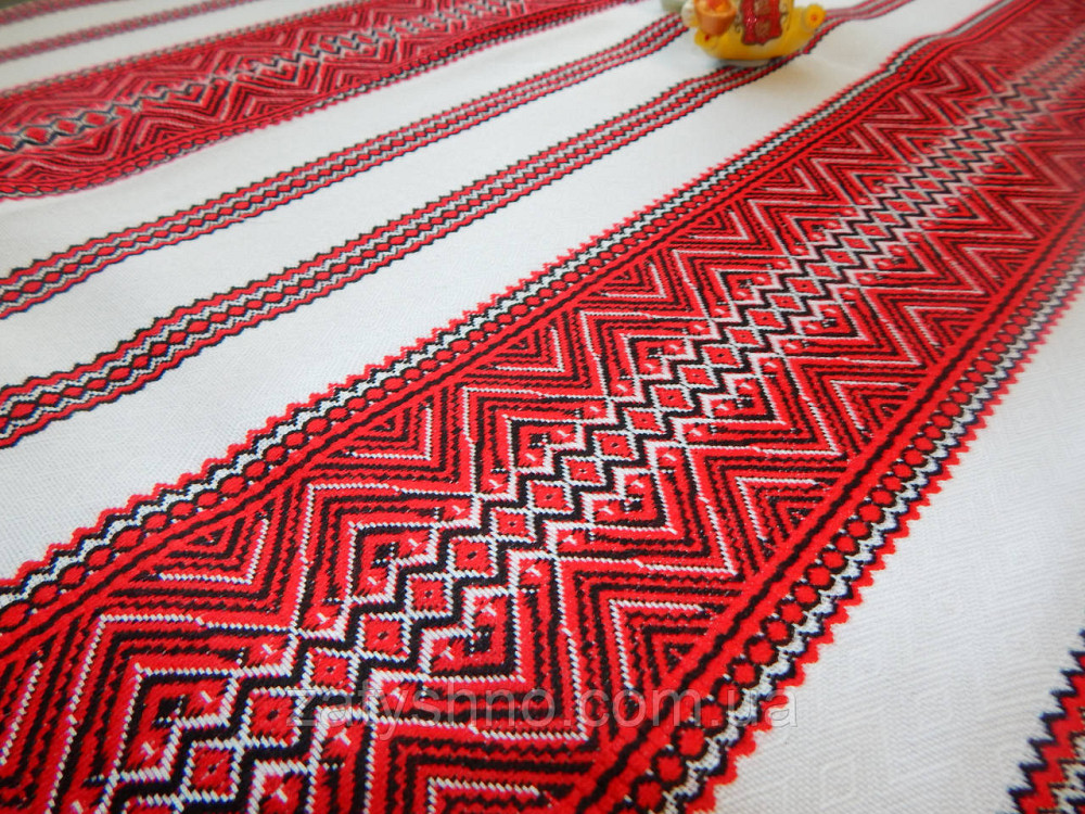 Скатертина з вишивкою червоною Київ - фото 3