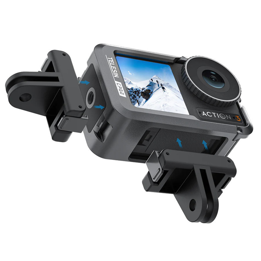 Рамка DJI ACTION 5/4/3 алюминиевая вертикальная/горизонтальная TELESIN OA-FMS-004 Киев - изображение 2