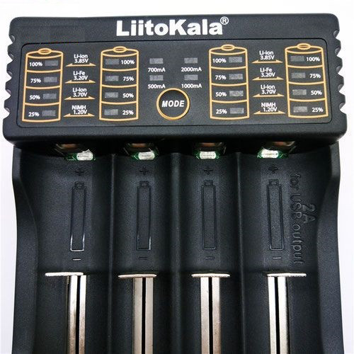 Заряднoe устройство Liitokala Lii-402 на 4 слота (для Ni-MH, Ni-CD, Li-Ion, LiFePO4) Киев - изображение 4