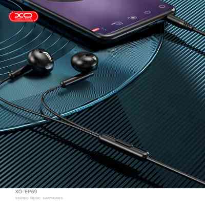 Навушники XO EP69 Black (XO-EP69-BK) Вінниця