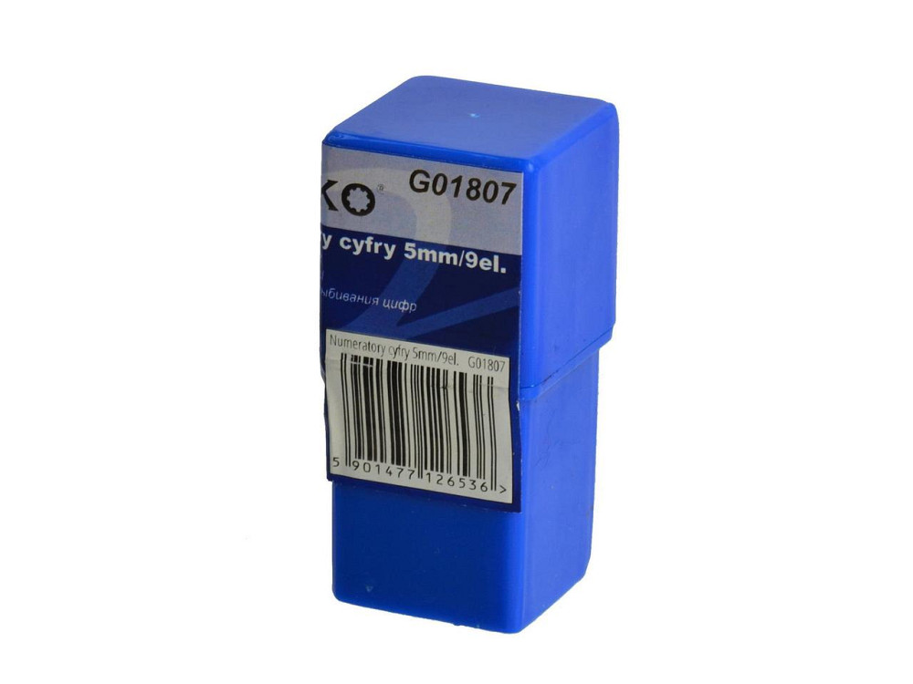 Клейма цифрові "GeKo" висотою  5 мм, комплект 9 шт. (0-9) Киев - изображение 3