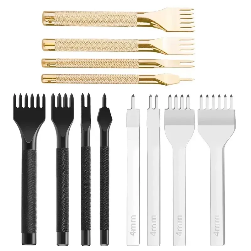 Набір пробійників для шкіри 4 шт, ромбовидні отвори Київ - фото 9