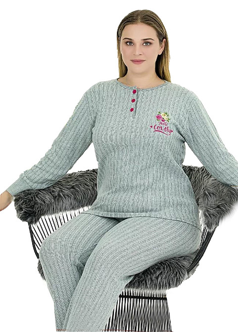 Піжама жіноча Батал м'ята P07015 3ХL Київ - фото 1