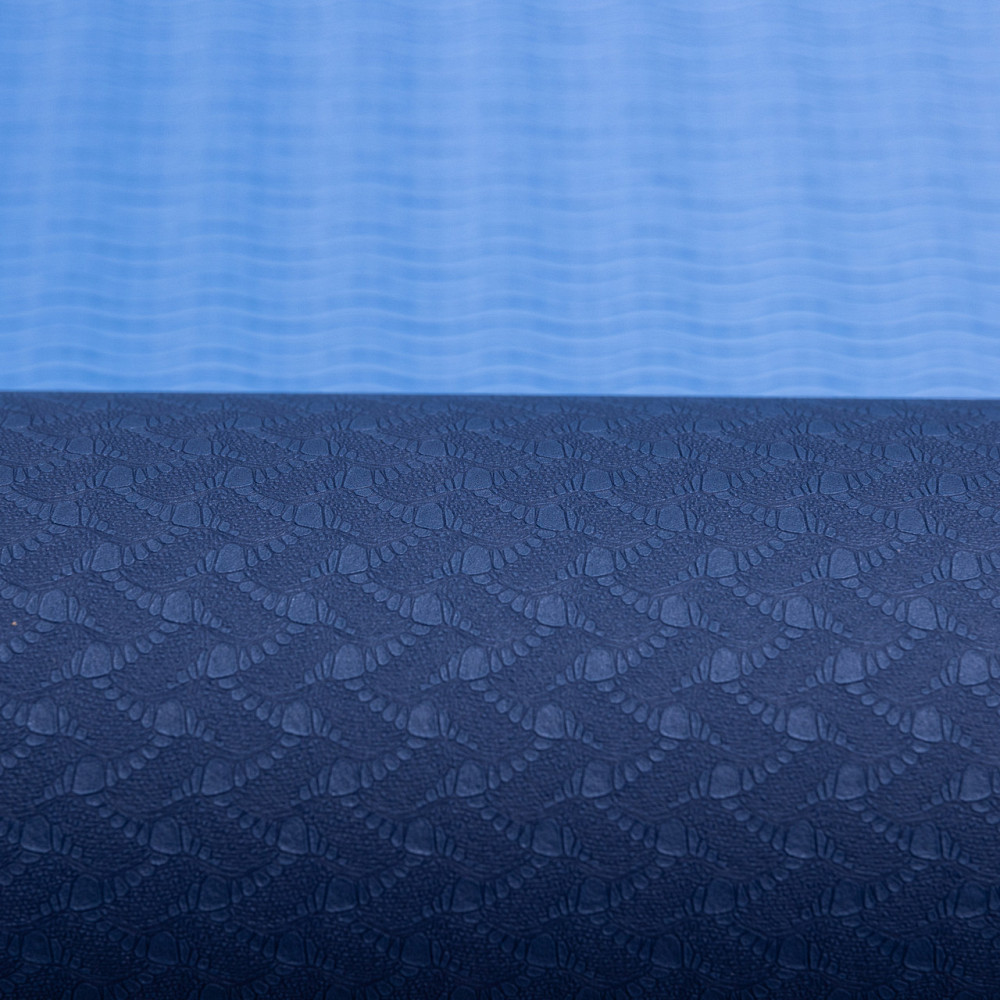 Коврик для йоги нескользящий 173×58 см Синий HP-42-10BL Киев - изображение 5