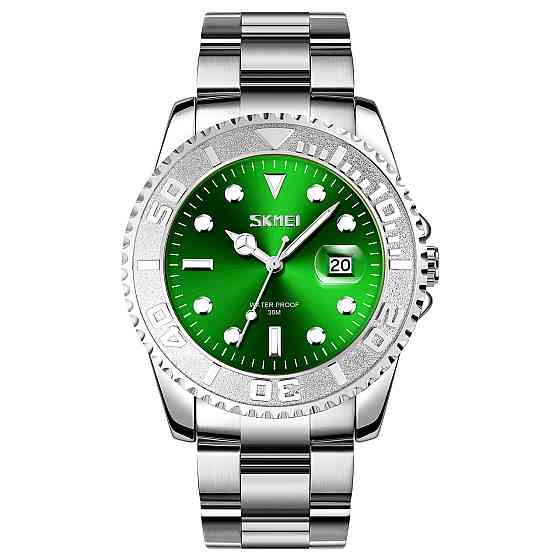 Skmei 9295SIGN Silver-Green SBR Киев