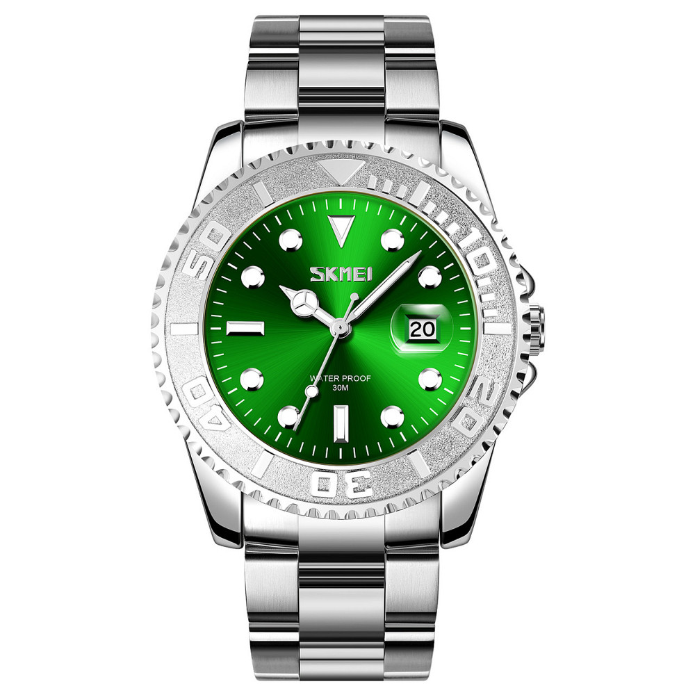 Skmei 9295SIGN Silver-Green SBR Киев - изображение 1