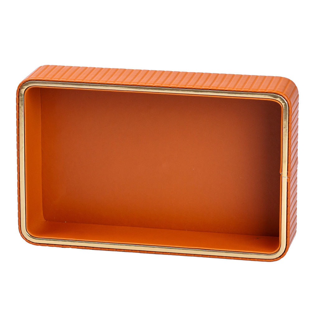 Салфетниця з еко-шкіри коричнева 25x15.5 см Київ - фото 2