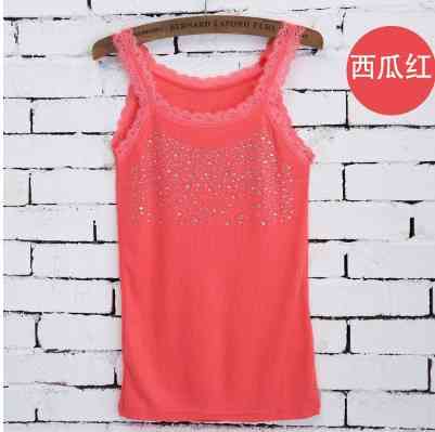 Майка женская с камнями one size коралловый Киев