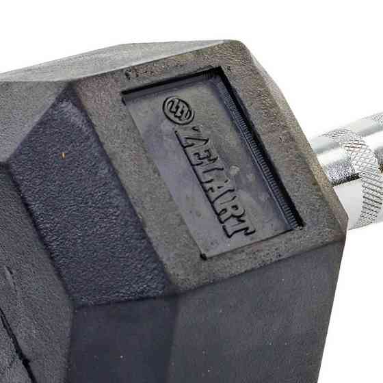 Гантель 9 кг цельная шестигранная гексагональная Zelart Киев