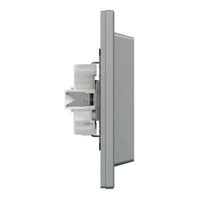 Розетка Schneider Electric ASFORA с заземлением двойная сталь 16А (EPH9900162) Винница - изображение 3