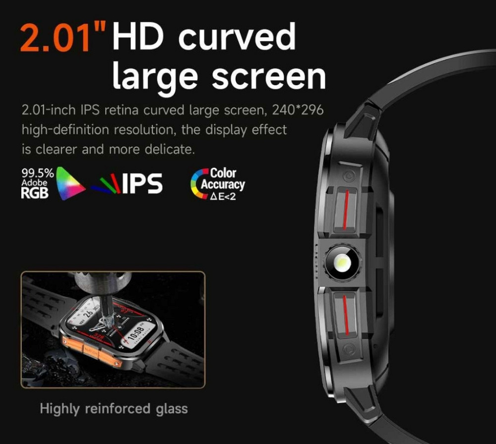 Смартгодинник: DAORKOW MK98. Тактичні, спортивні. Харків - фото 5