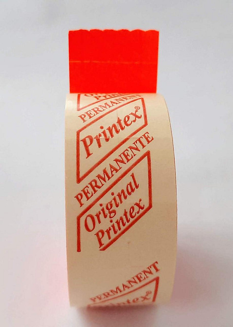 Этикетка (Ценники) под пистолет 26х16 мм, красная, 1000 шт Павлоград - изображение 3