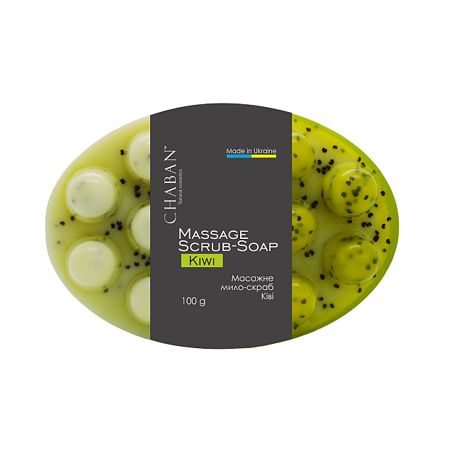 Антицеллюлитное массажное мыло Киви Chaban 100 г Киев - изображение 1