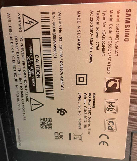 Телевизор Безрамный: 55