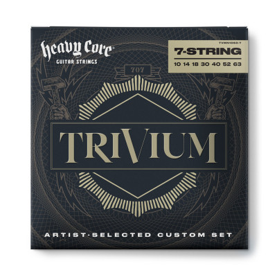 Струни для гітари Jim Dunlop Trivium String Lab Series Guitar Strings 10-63 | 7-String (TVMN1063-7) Вінниця - фото 1