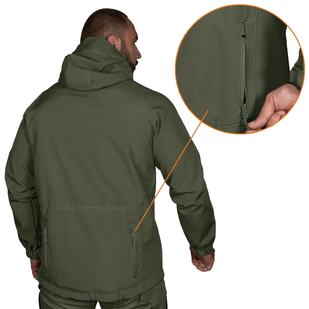 Куртка чоловіча тепла Stalker SoftShell 7225 (Оливковий) XL Вінниця - фото 3