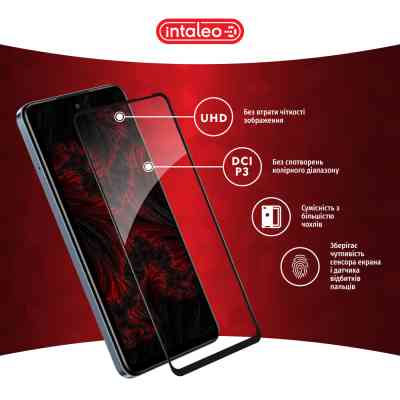 Скло захисне Intaleo Full Glue Infinix Smart 8 Black (1283126589621) Вінниця