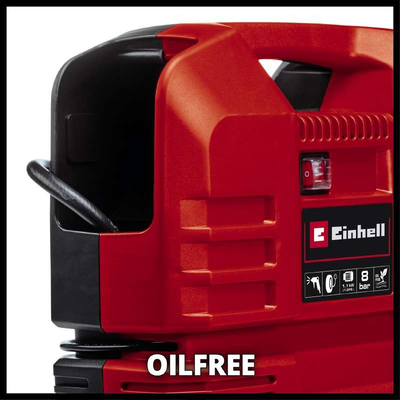 Мощный компрессор Einhell TC-AC 190 OF Set : 1100 Вт, 3750 об/мин, макс.производительность (4020660) Киев - изображение 4