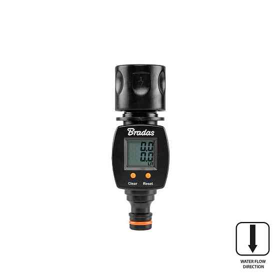 Лічильник витрати води з конектором та ніпелем, BLACK LINE, ECO-3100 Київ