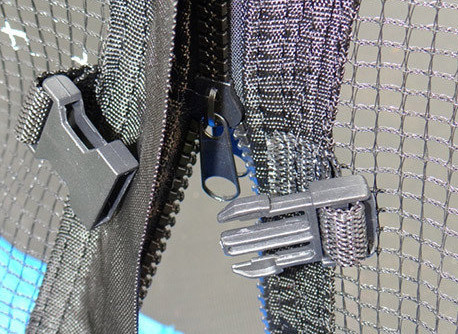 Батут SkyJump 312 см із захисною сіткою і сходами спортивний ігровий Київ - фото 4