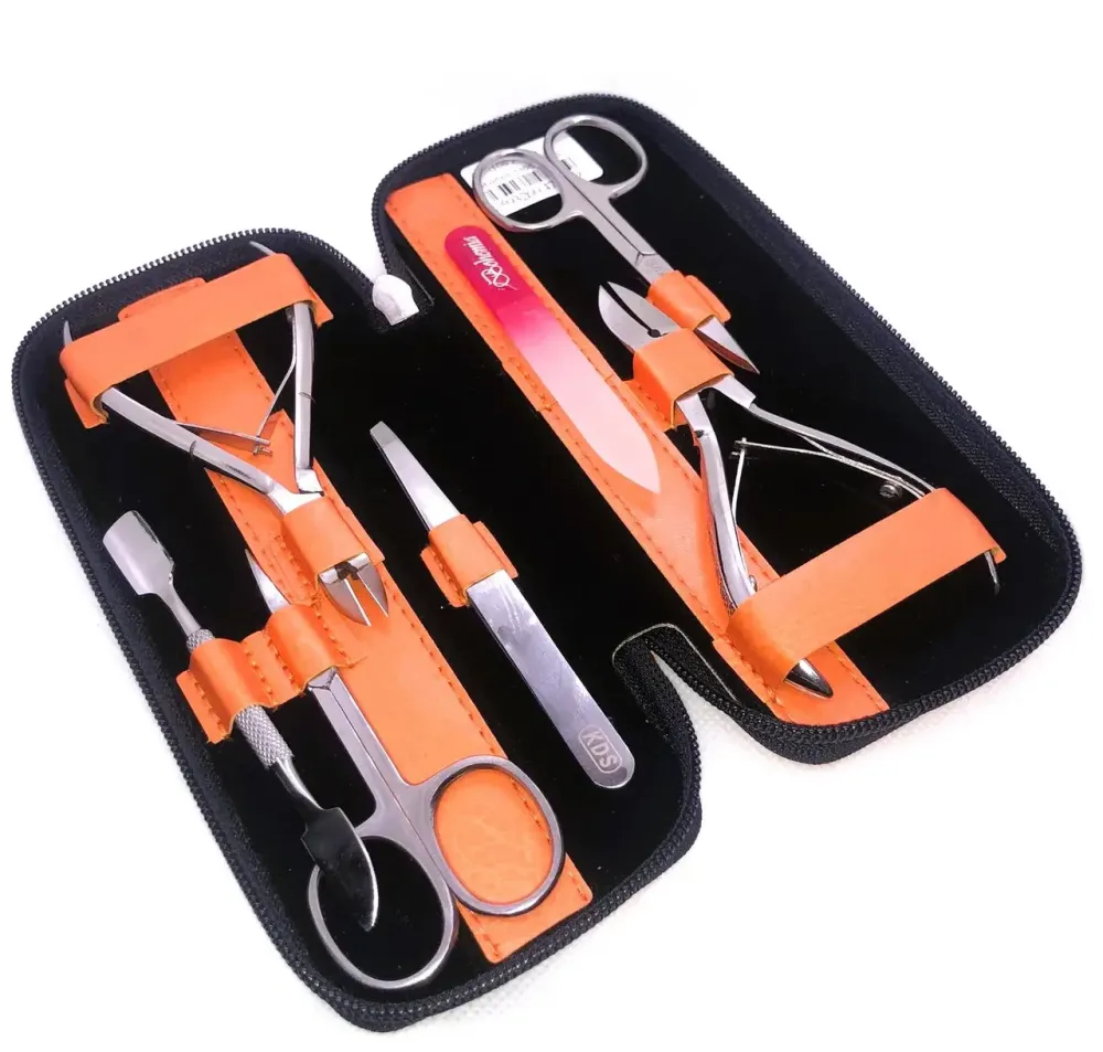 Маникюрный набор KDS маникюрно педикюрный (7 предметов) с хрустальной пилочкой Киев - изображение 6