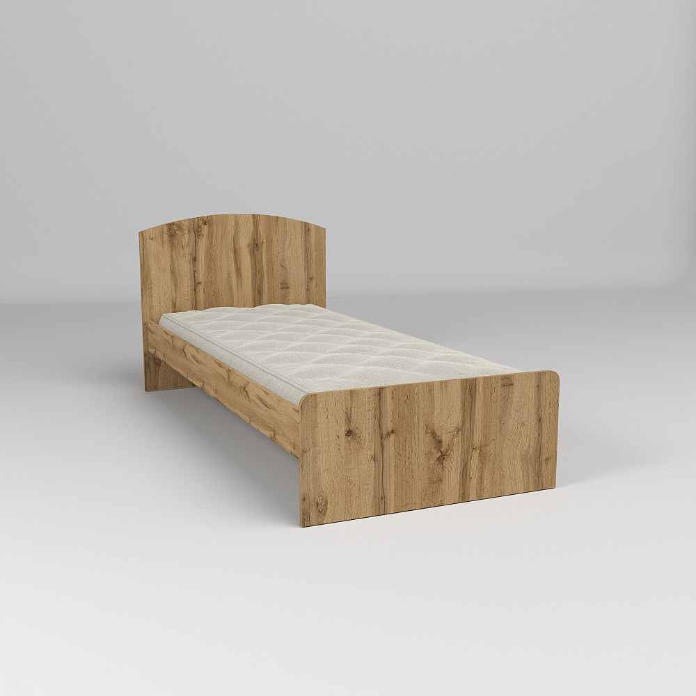 Ліжко односпальне L-1, Дуб Аппалачі, 1930х900х800 Львів - фото 2