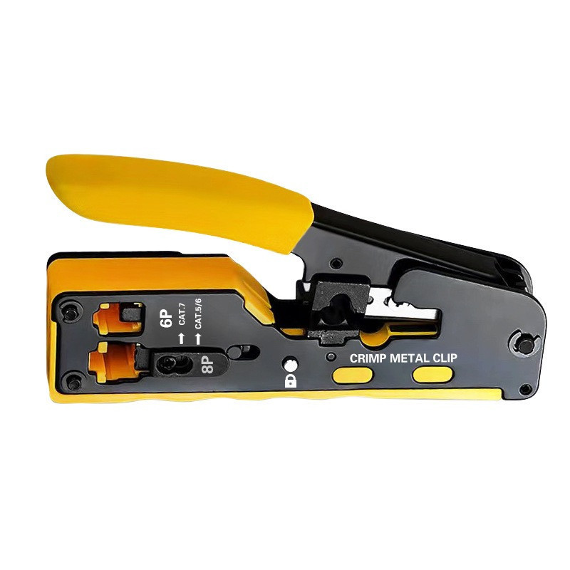 Кримпер інструмент для обтиску і мережевих кабелів зачищення контактів RJ45/RJ12 з функцією різання (6P/8P) CAT5/6 / CAT 7 Кам'янець-Подільський - фото 2
