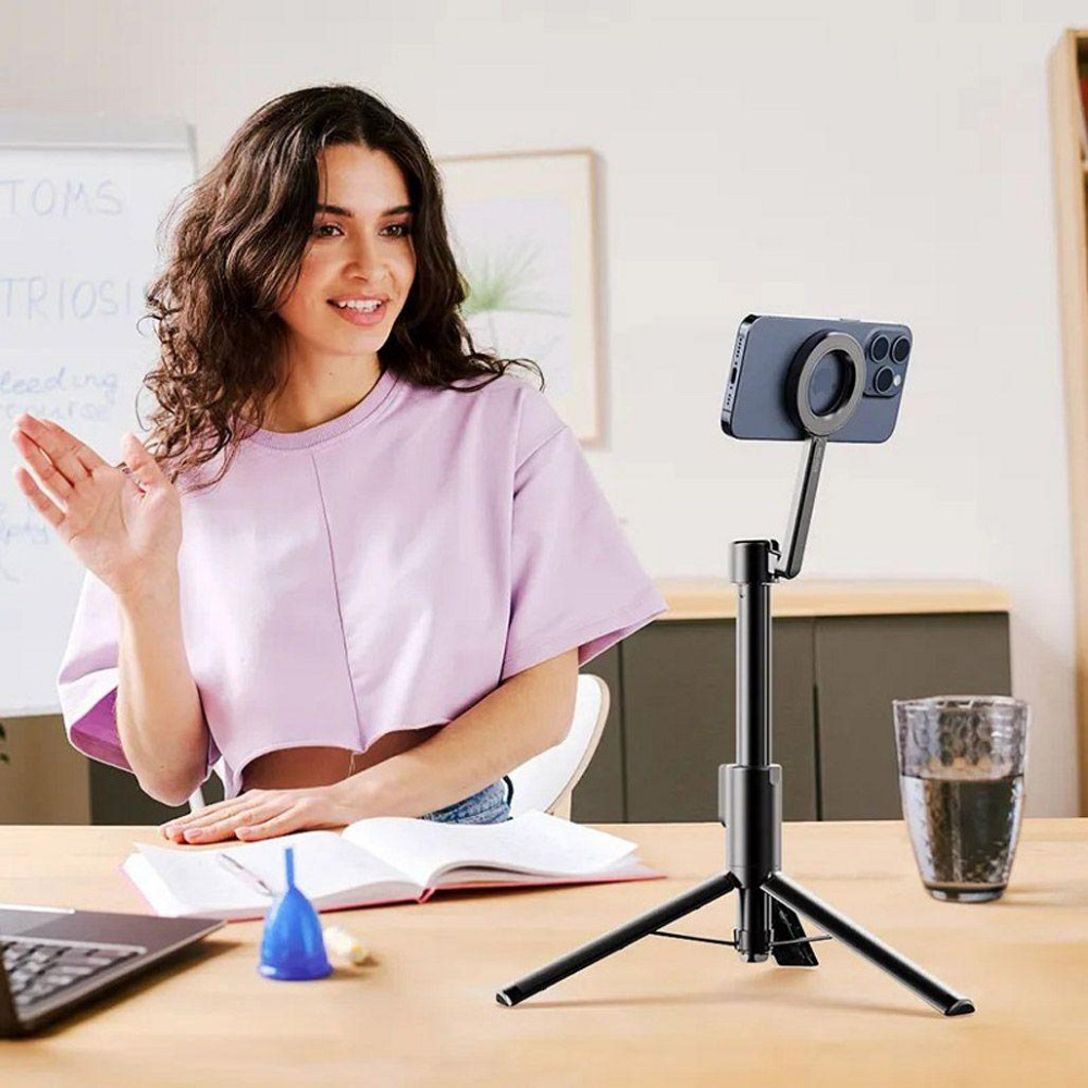 Селфі-монопод Ulanzi MG-003 Magnetic Selfie Stick Pro Black Київ - фото 8