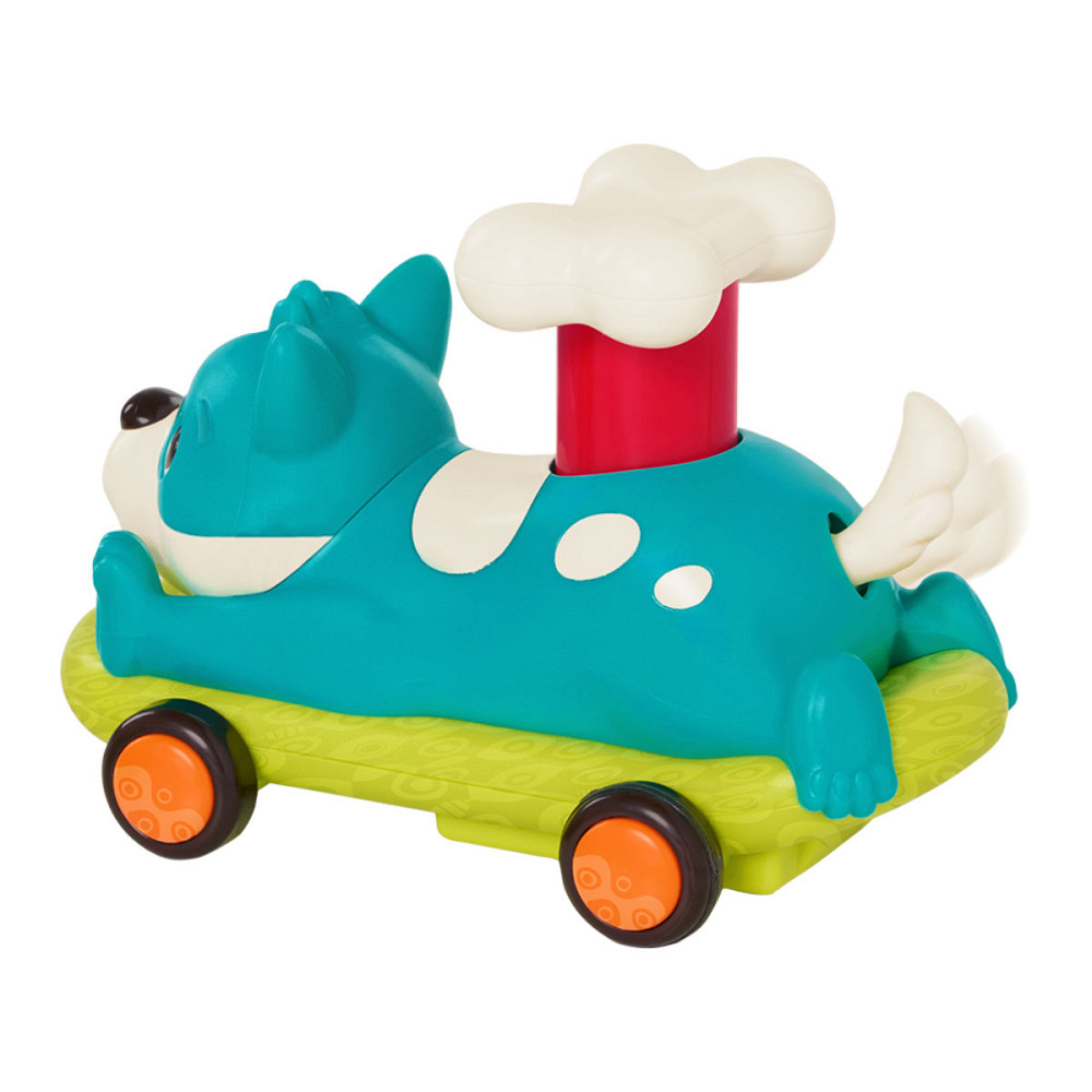 Машинка інерційна серії Лапкомобілі - Песик, колір бірюза Дніпро - фото 3