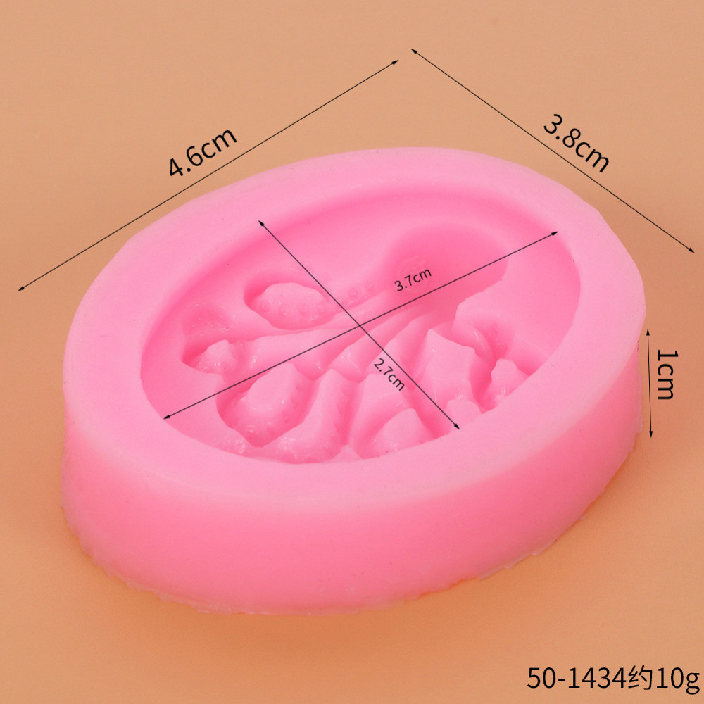 Молд морський Восьминіг 46 на 38 мм рожевий Київ - фото 2