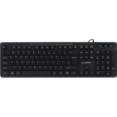 Клавиатура Gembird KB-MCH-04-UA USB Black (KB-MCH-04-UA) Винница - изображение 1