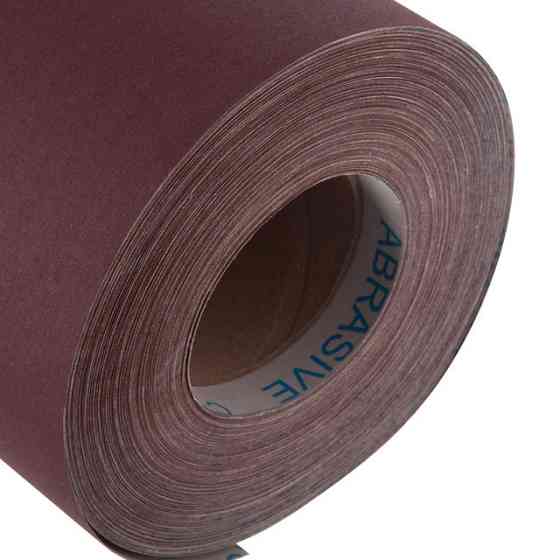 Шкурка шліфувальна, тканинна основа, К320, 200 мм × 50 м INTERTOOL BT-0726 Київ