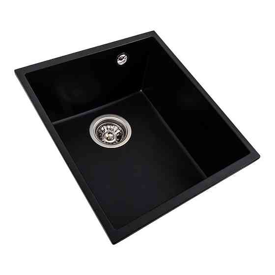VALESO Гранітна мийка для кухні VALESO ROXY 3744 матова Чорна Киев