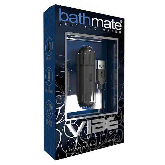 Вибропуля Bathmate Vibe Bullet Black, глубокая мощная вибрация Sex Aura Киев