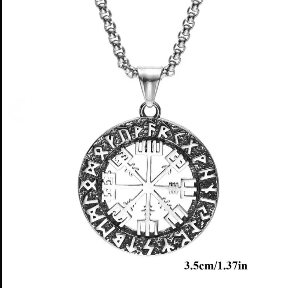 Подвеска Вегвизир – компас викингов с рунами Киев - изображение 4