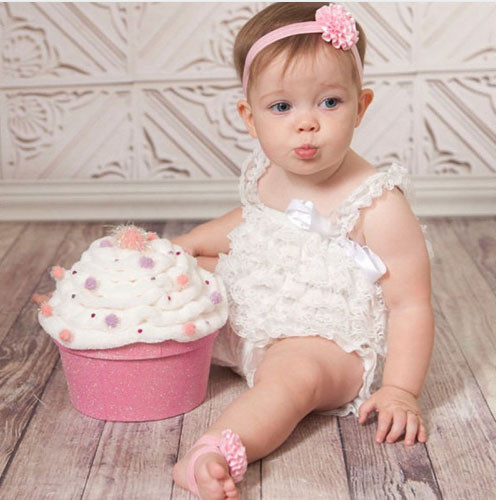 Повязка на голову для новорожденных +повязки на ножки набор Киев - изображение 1