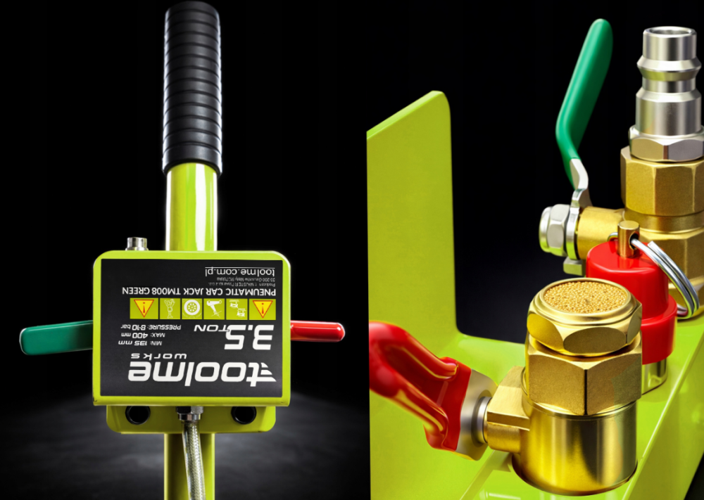 Пневмодомкрат 3,5т 135-400мм Toolme (Польша) Киев - изображение 9