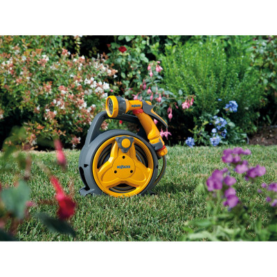 Шланг для поливу HoZelock з катушкою d7,5мм 8м і 2м+4 конектори Міні Pico Reel (7050) Вінниця - фото 3