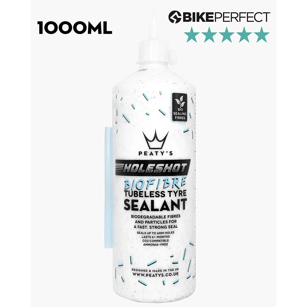 Герметик бескамерный Peaty's Holeshot BioFibre Tubeless Tyre Sealant, 1L Київ - фото 1