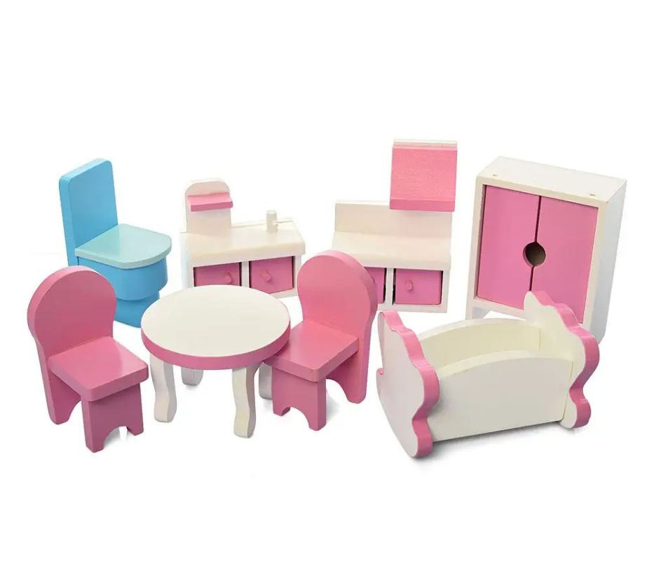 Будиночок для ляльок три поверхи з меблями (MD 1204) Чернигов - изображение 3