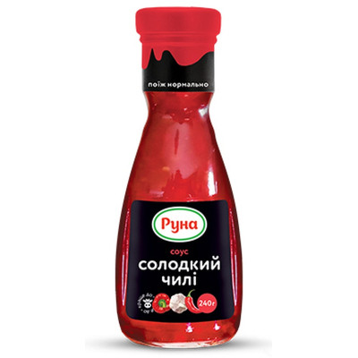 Соус Руна Сладкий чили 240 г (4820015949028) Винница - изображение 1