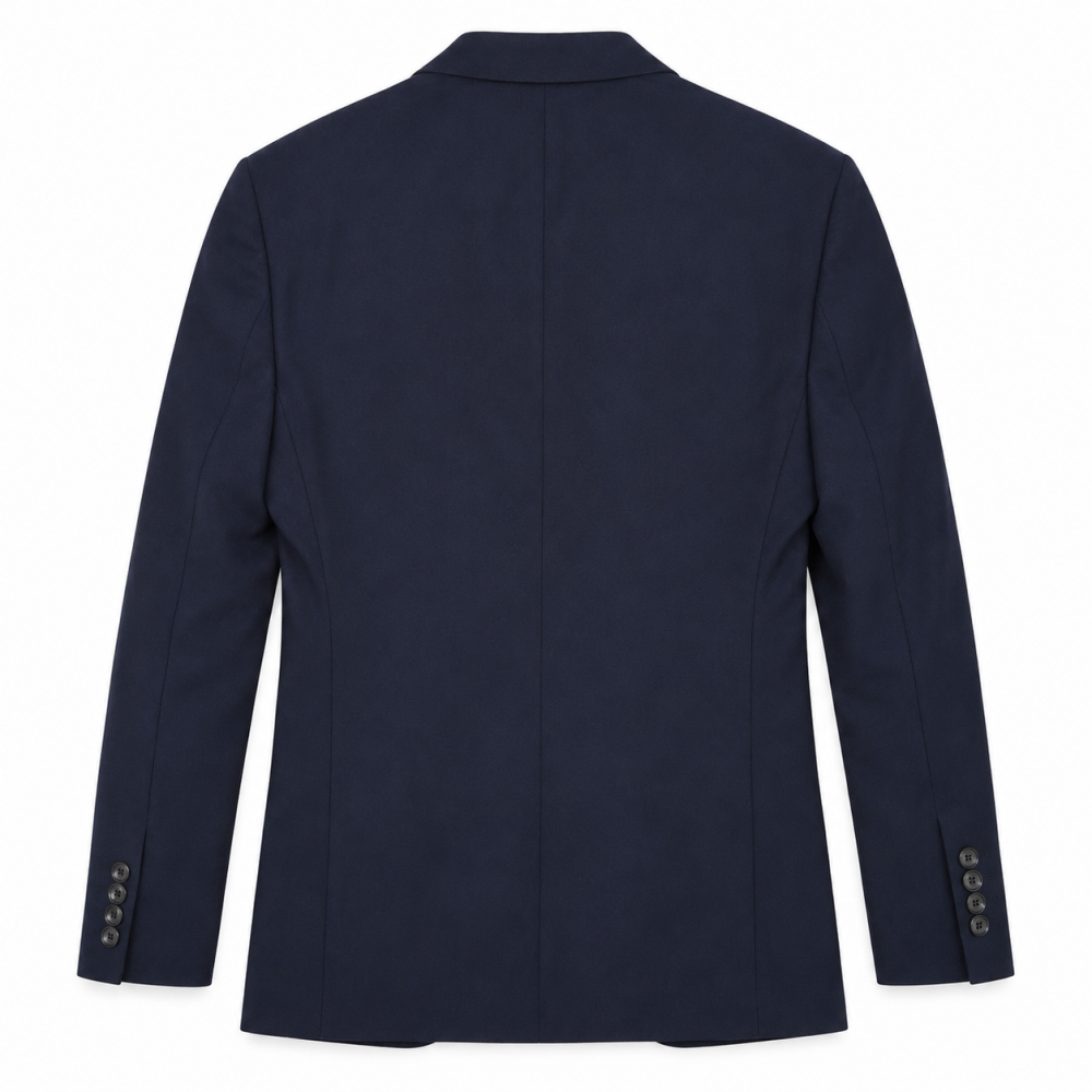 Мужской костюмный пиджак ASOS Slim Fit 44R / EU 54 на 2 пуговицы темно-синий Киев - изображение 2