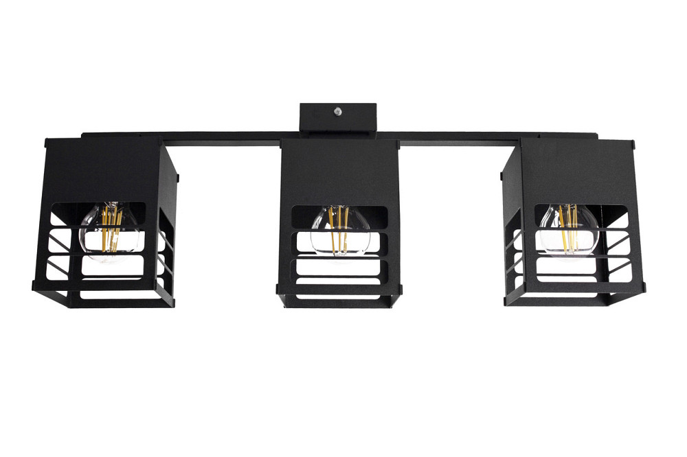 Люстра лофт чорниа 3 лампи Е27 Urban NL 2310-3 BK Київ - фото 2